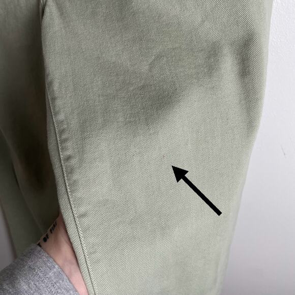 Veronica Beard Blake Classic Straight Leg Jeans Sage Green Size 25 / 0 NWT - Picture 12 of 14